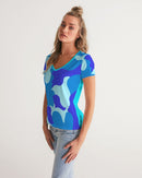 Ocean's Best Ladies V-Neck Tee-3