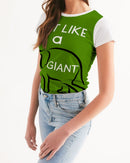Eat Like a Giant Ladies Tee-5