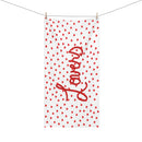 Red Hearts Lovers Premium Towel-4