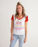 LOVE IS Ladies V-Neck Tee-2