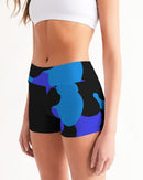 Deep Water Ladies Mid-Rise Yoga Shorts-4