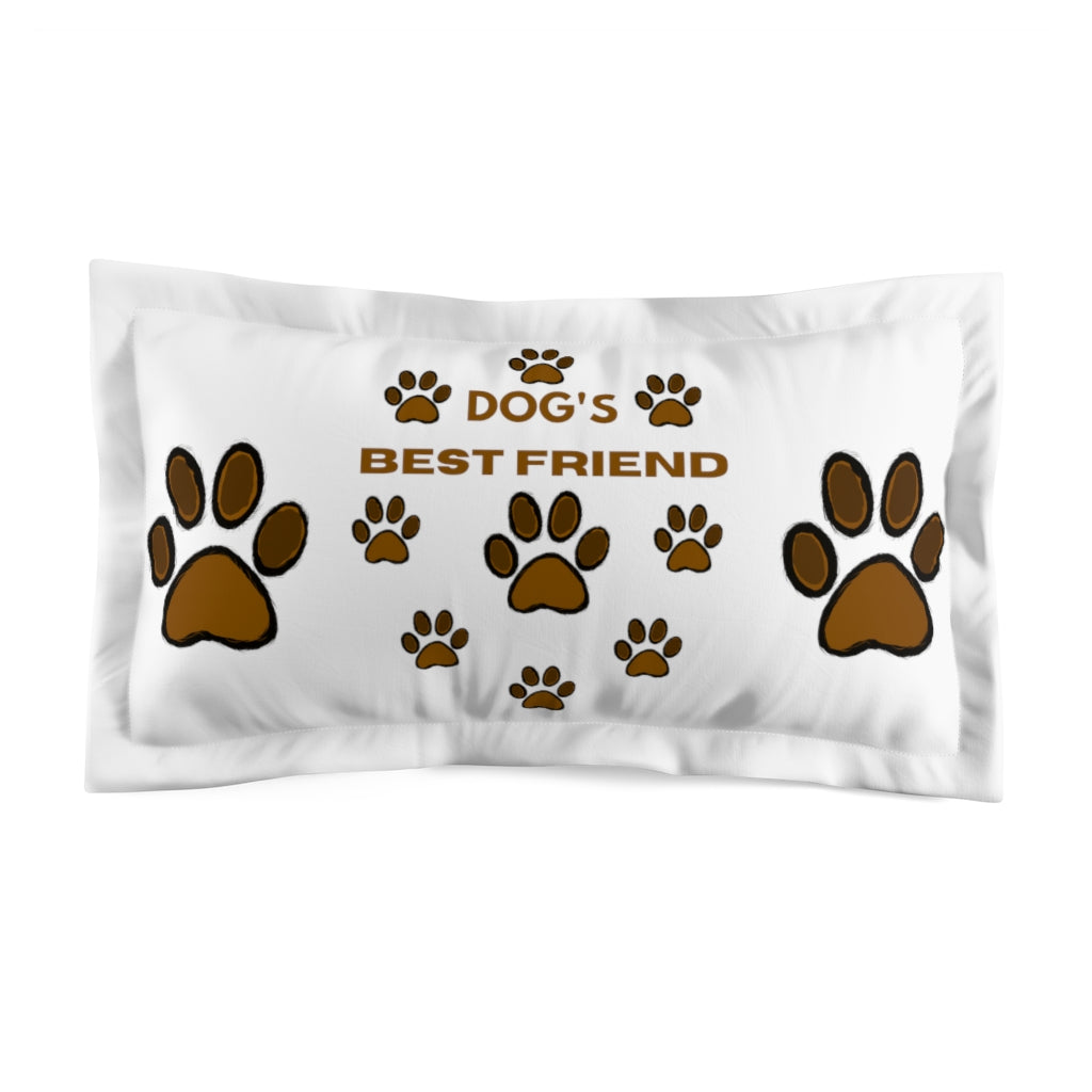 Dog's Best Friend King Microfiber Sham