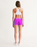 Passion Flower Ladies Mid-Rise Yoga Shorts-4