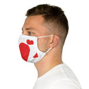 Valentine's Red Hearts Cotton Face Mask-4