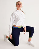 Love Is The Greatest Religion Ladies Black Track Pants-5