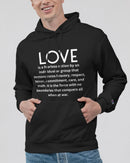 LOVE IS Men's Hoodie | Champion-5