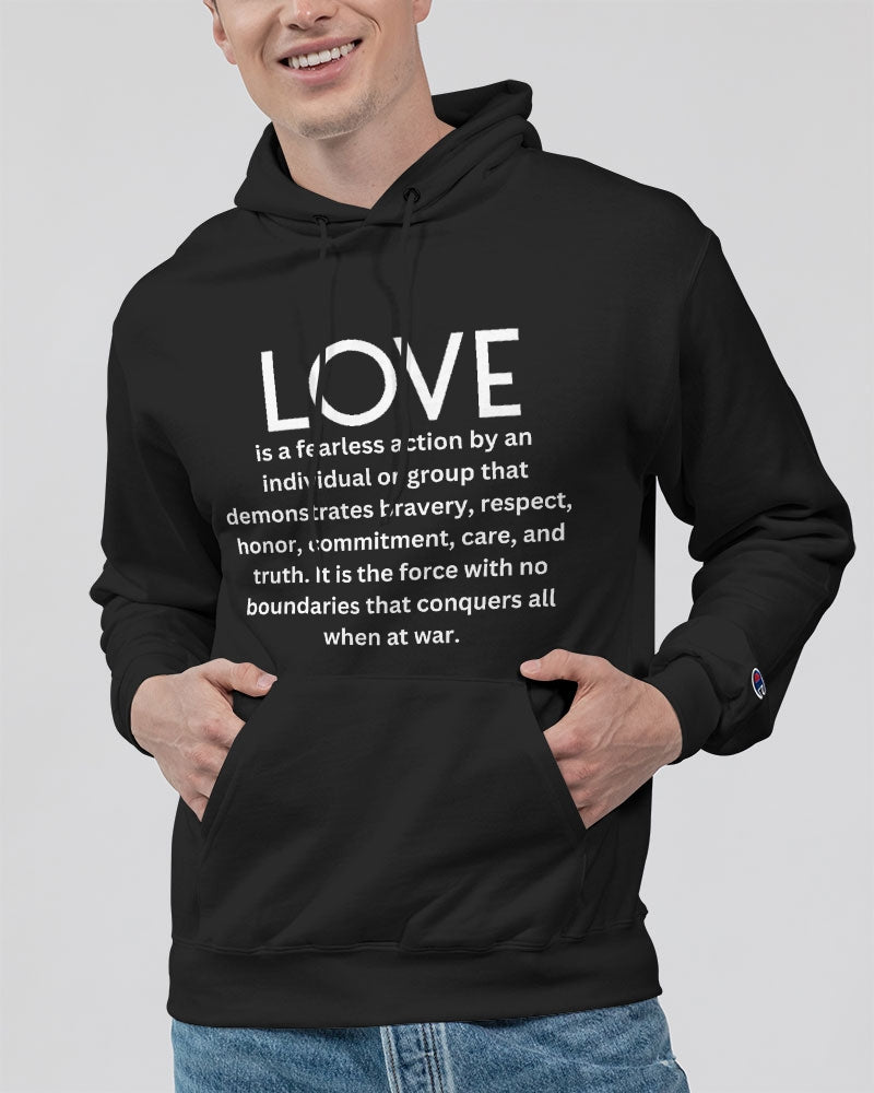 LOVE IS Men's Hoodie | Champion