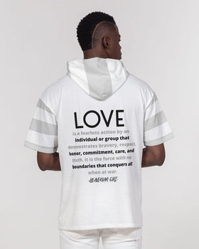 LOVE IS Men's Short Sleeve Hoodie - 0