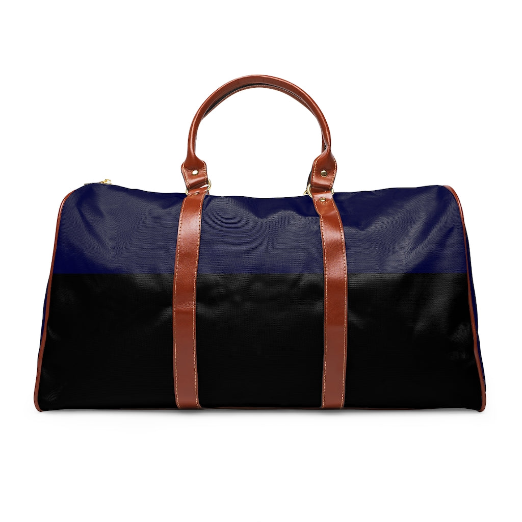 Waterproof Cavalier Black and Blue Travel Bag