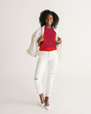 Berry Cherry Ladies Cropped Tank-6