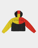 Don't Forget To Stretch Ladies Cropped Windbreaker-9