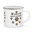 Dog's Best Friend Enamel Camping Mug-1