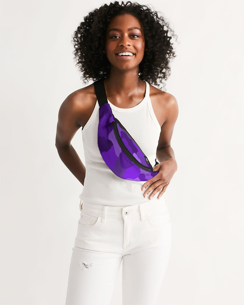 Purple Fusion Crossbody Sling Bag