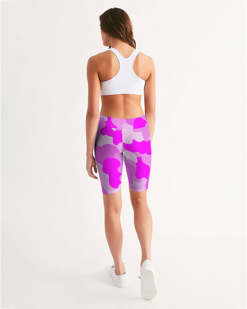 Pink Fusion Ladies Mid-Rise Bike Shorts