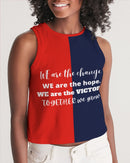 Unity and Freedom Ladies Cropped Tank-1