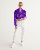 Purple Fusion Ladies Cropped Windbreaker-7