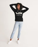 Love Is The Greatest Religion Ladies Hoodie (QR CODE ON BACK FOR BRAND SUPPORTERS)-7