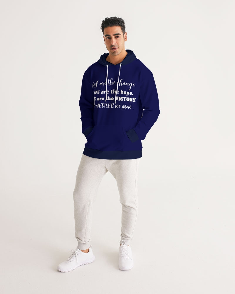 Unity and Freedom Men's Blue Hoodie