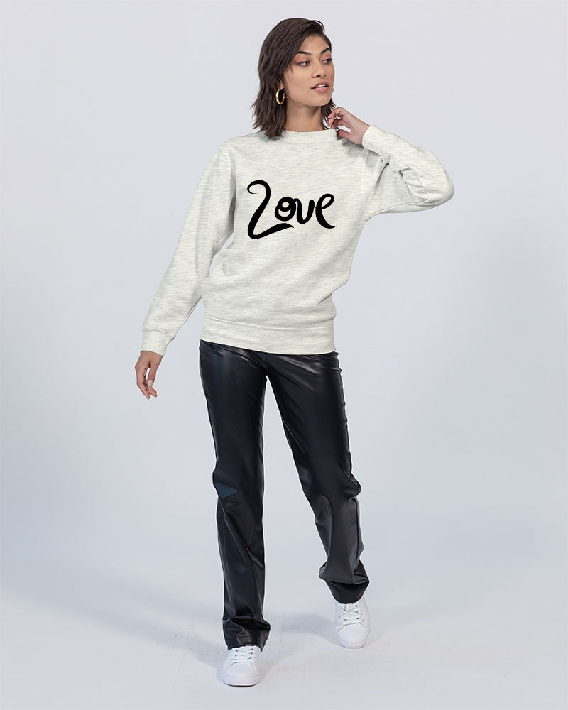 JUST LOVE Ladies Premium Crewneck Sweatshirt