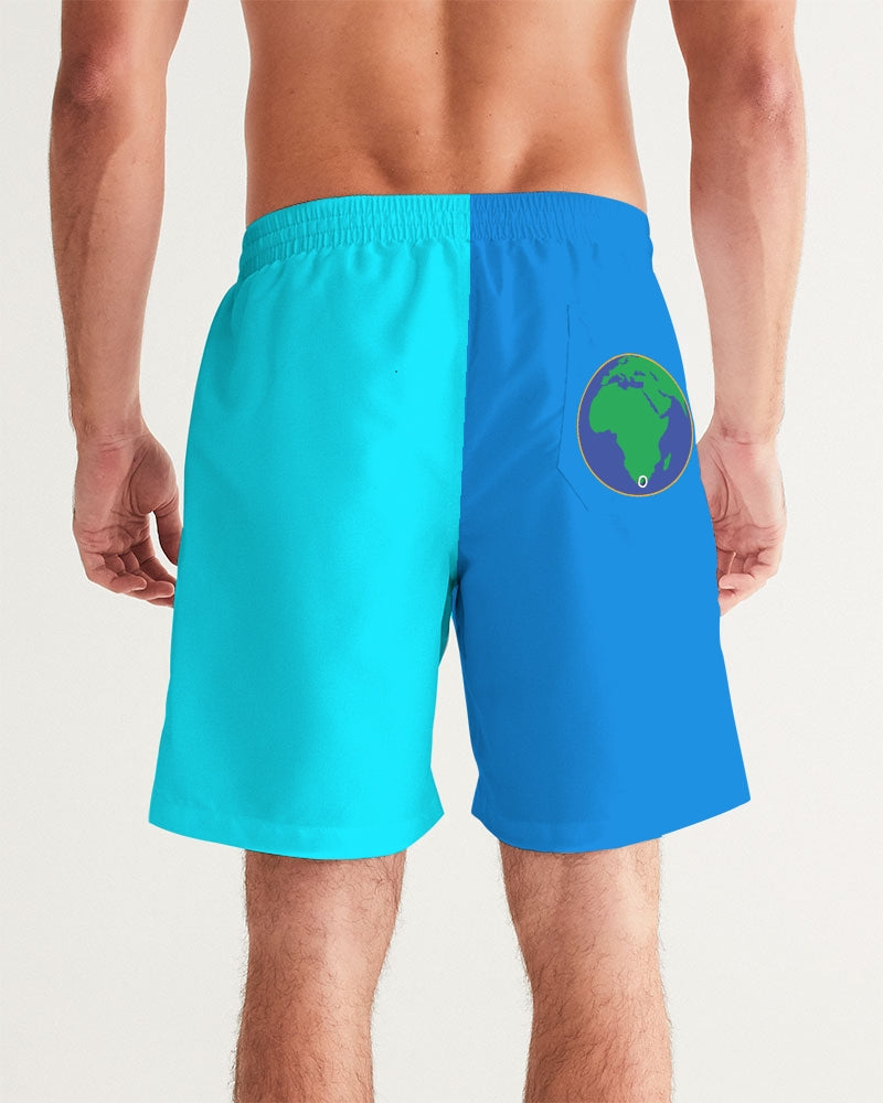 Ocean's Best Greece Blue Men's Swim Trunk