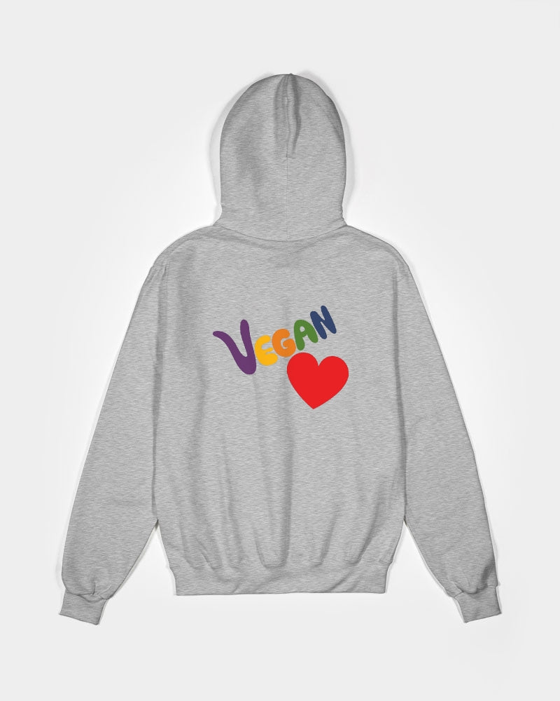 Vegan Heart Ladies Hoodie | Champion