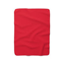 Red Sherpa Fleece Blanket-3