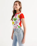 Sweet Tart Hearts Ladies Tee-4