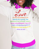 LOVE IS Ladies Hoodie-4