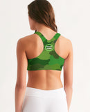 Green Fusion Ladies Seamless Sports Bra-2