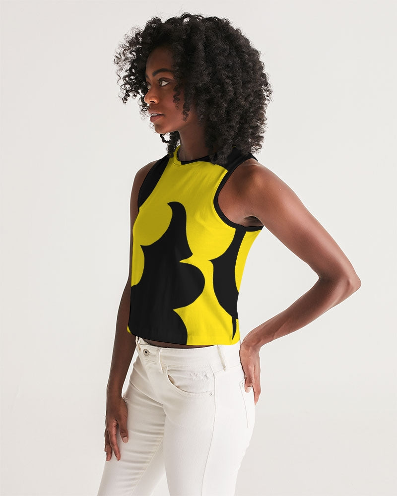 Bumble Bee Ladies Cropped Tank