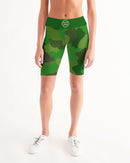 Green Fusion Ladies Mid-Rise Bike Shorts-1