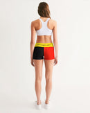 Don't Forget To Stretch Ladies Mid-Rise Yoga Shorts-5