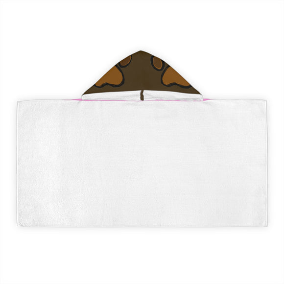 Dog's Best Friend Girls Hooded Towel