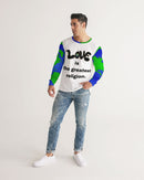 Love Is The Greatest Religion Men's Long Sleeve Tee-6