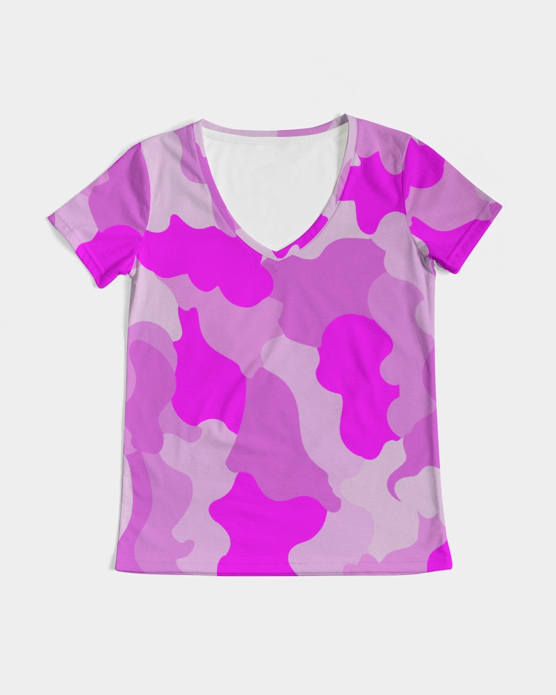 Pink Fusion Ladies V-Neck Tee