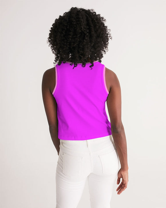 Pink Pink Ladies Cropped Tank
