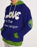 Love Is The Greatest Religion Men's Hoodie (QR CODE ON BACK FOR BRAND SUPPORTERS)-5