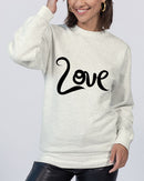 JUST LOVE Ladies Crewneck Sweatshirt-13