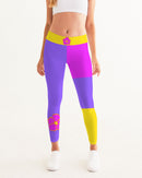 Cali Flower Ladies Yoga Pants-1