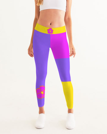Cali Flower Ladies Yoga Pants