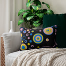 Cutey Pastel Black Spun Polyester Lumbar Pillow-5