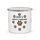 Dog's Best Friend Enamel Camping Mug-2