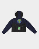 Love Is The Greatest Religion Cropped Ladies Windbreaker-9