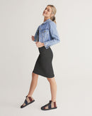 ADVENTURE Ladies Hightop Canvas Shoe - Black-5