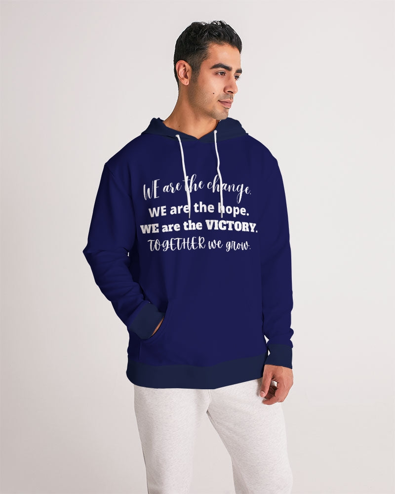 Unity and Freedom Men's Blue Hoodie