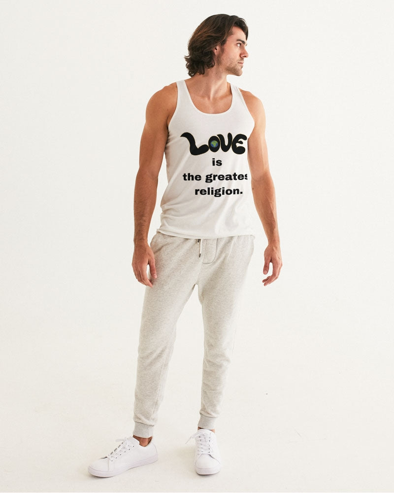 Love Is The Greatest Religion Men's Tank