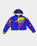 Tibetan Apple Ladies Cropped Windbreaker-1