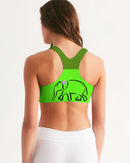 Eat Like A Giant Ladies Seamless Sports Bra-2