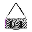 Hot Pink Zebra Print Duffel Bag-4