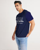 Unity and Freedom Men's Blue Tee-4